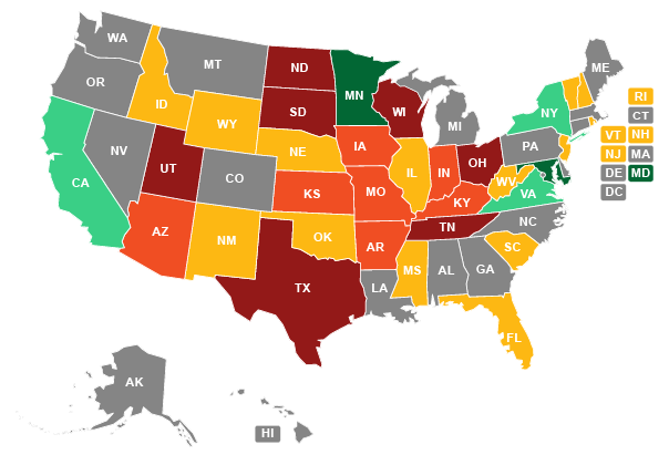 DEI Legislation Map
