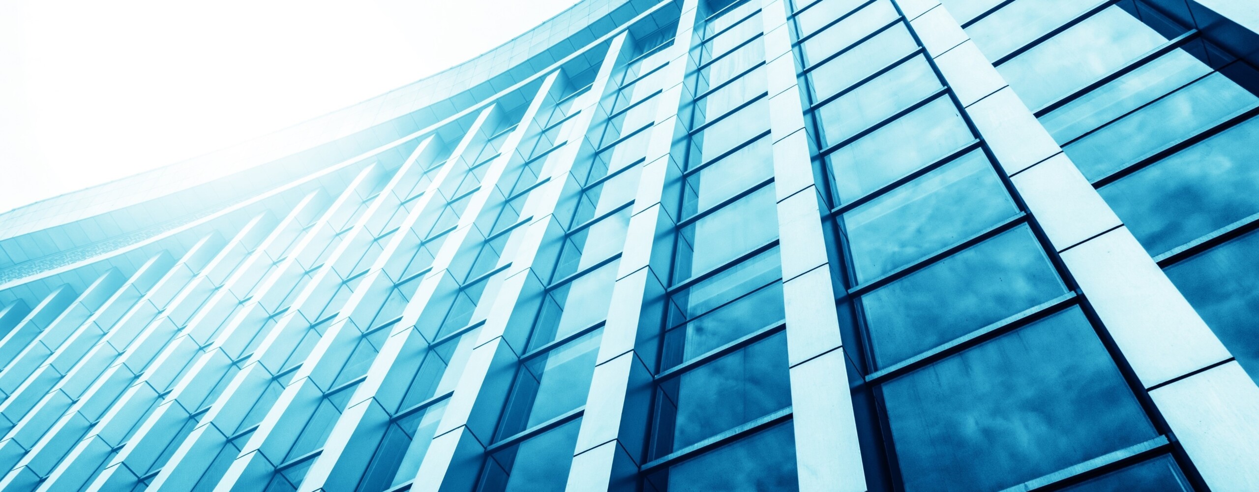 abstract blue sky skraper